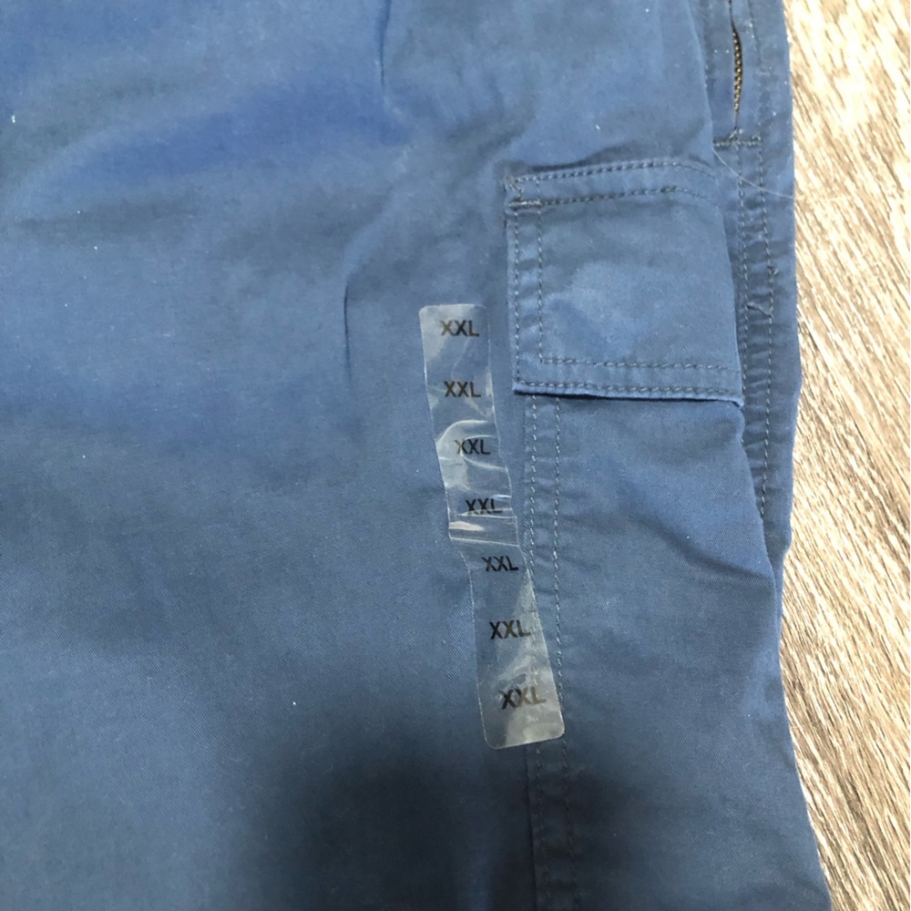 Polo Ralph Lauren Navy Blue Cargo Joggers Ankle Zip XXL - Picture 15 of 15